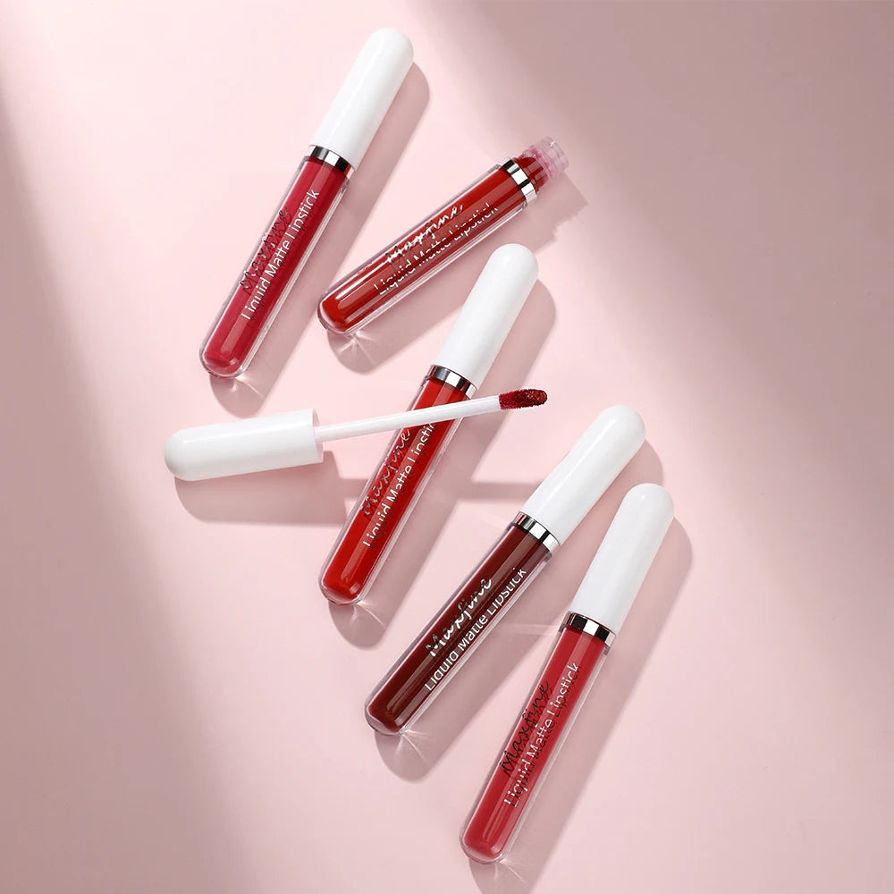 Waterproof Long Lasting Matte Lip Gloss Non Stick Cup Liquid lipstick