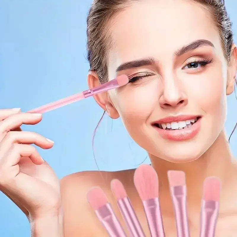 Conjunto de 13 pincéis de maquilhagem com cerdas sintéticas de nylon premium - macios, delicados e livres de crueldade para uma base, blush e pó impecáveis.