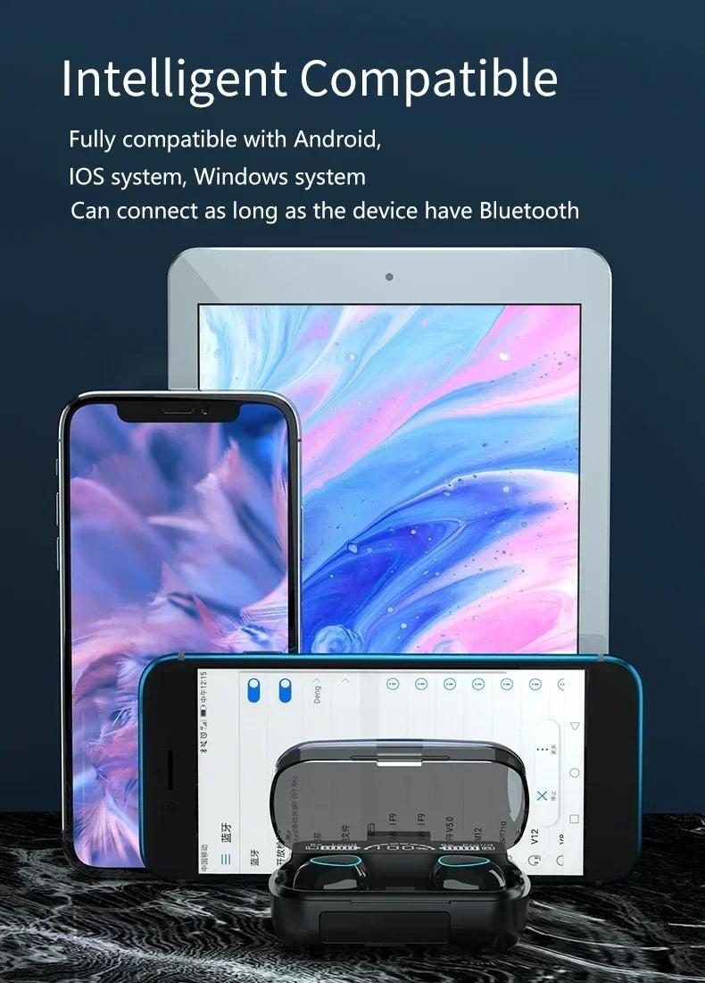 Auscultadores originais M10 Bluetooth sem fios, desportivos, estéreo, com cancelamento de ruído, microfone e altifalante, coluna de som gaming