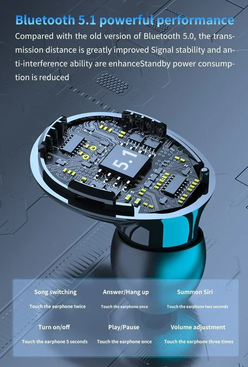 Auscultadores originais M10 Bluetooth sem fios, desportivos, estéreo, com cancelamento de ruído, microfone e altifalante, coluna de som gaming
