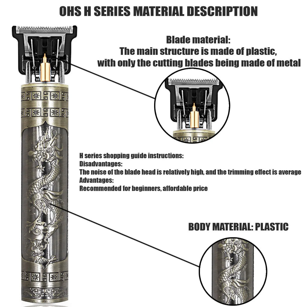 Máquina de cortar cabelo T9, reparação, barba, barbear, aparador de pelos corporais, máquina elétrica, máquina de corte de cabelo para homem, 0 mm, barbeiro