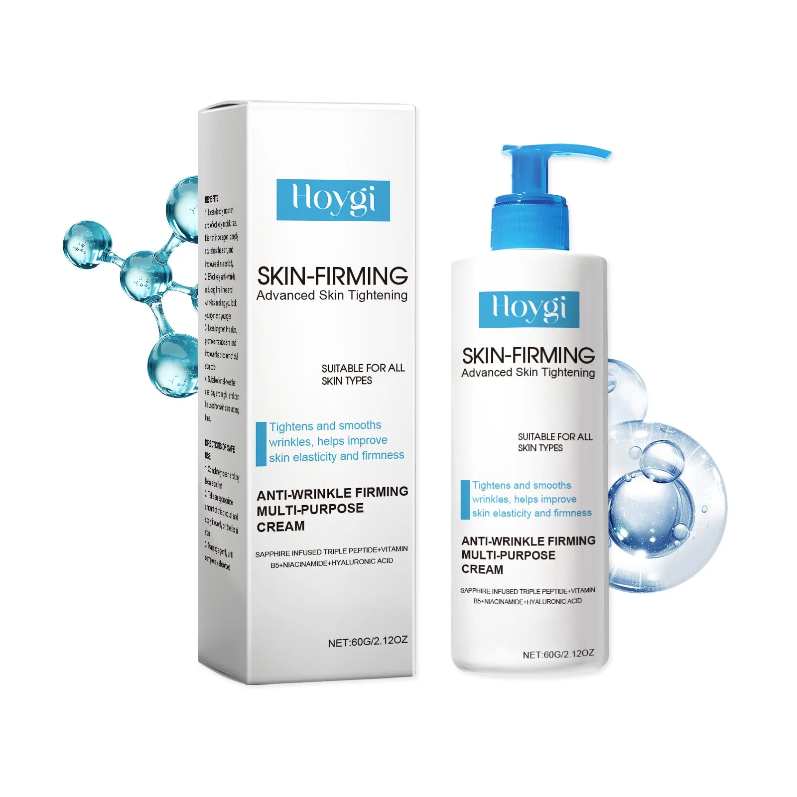 Hoygi Collagen Firming Skin Serum Tightens and Lifts Elasticity Boosting Formula Lightweight Fast Absorbing for All Skin Types