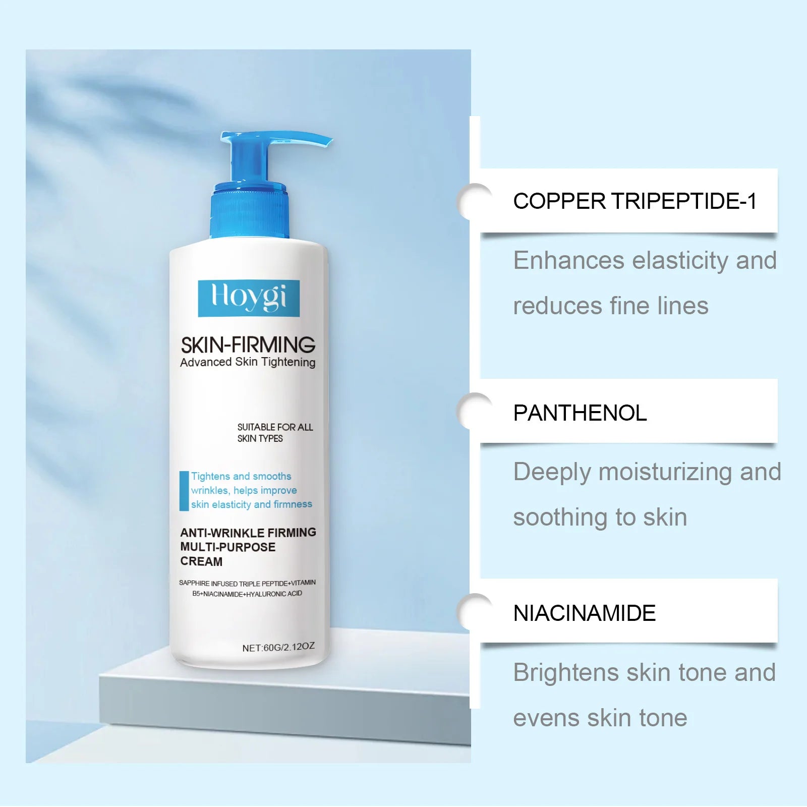Hoygi Collagen Firming Skin Serum Tightens and Lifts Elasticity Boosting Formula Lightweight Fast Absorbing for All Skin Types
